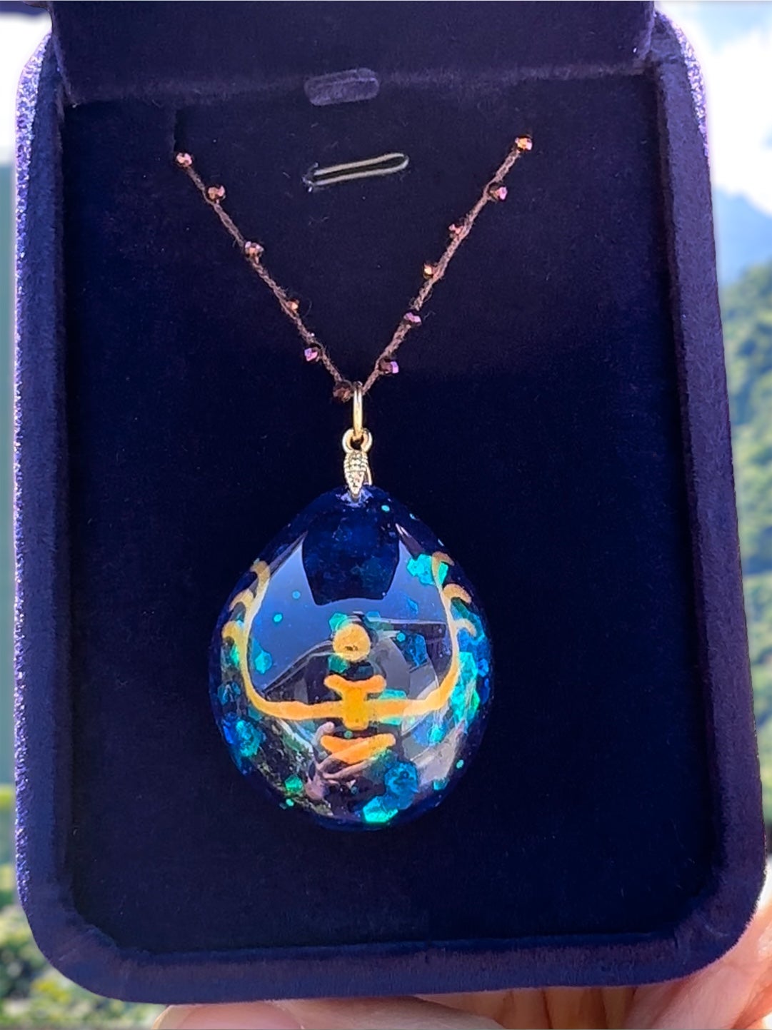 Baccarat Laputa Sapphire ネックレス Laputa necklace castle in the sky | PeachSlice Creations